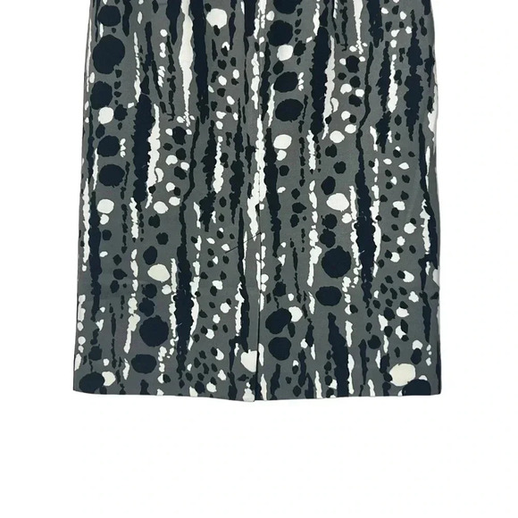 1661. TRINA TURK PENCIL KNEE LENGTH SKIRT BLACK/GRAY/WHITE IN COLOR SIZE 0 - Picture 9 of 9